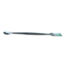 Load image into Gallery viewer, Laboratory spatula Stainless Steel Spatula Spoon 8 inch Pack of 1 Heavy type One side is spoon and another side is flat Used in chemistry lab
