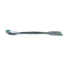 Load image into Gallery viewer, Laboratory spatula Stainless Steel Spatula Spoon 6 inch Pack of 1 Heavy type One side is spoon and another side is flat Used in chemistry lab
