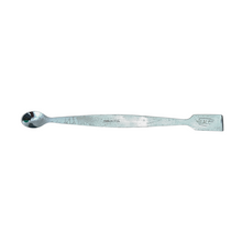 Load image into Gallery viewer, Laboratory spatula Stainless Steel Spatula Spoon 8 inch Pack of 1 Heavy type One side is spoon and another side is flat Used in chemistry lab
