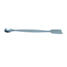 Load image into Gallery viewer, Laboratory spatula Stainless Steel Spatula Spoon 12 inch Pack of 1 Heavy type One side is spoon and another side is flat Used in chemistry lab
