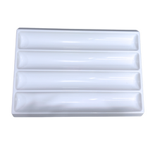 Load image into Gallery viewer, Pipette Tray with 4 compartments for Store Pipettes in Laboratory Size 420 x 300 x 30 mm Pack of 1
