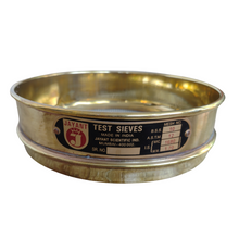 Load image into Gallery viewer, Jayant Test Sieve 200 mm Diameter BBS - 10 and ASTM - 12, 1680 micron Pack of 1 stainless steel Mesh with Brass Frame For Laboratory and Uniform Fabrication for Smooth-Nesting
