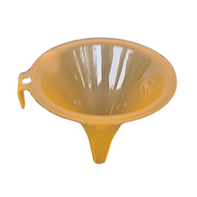 Load image into Gallery viewer, Plastic Funnel All Purpose Wide-Mouth Color Food Grade And BPA Free Pack of 1 With Mini Handle for Kitchen, Transfer Any Liquid, Oils etc. (Size: 130 mm)
