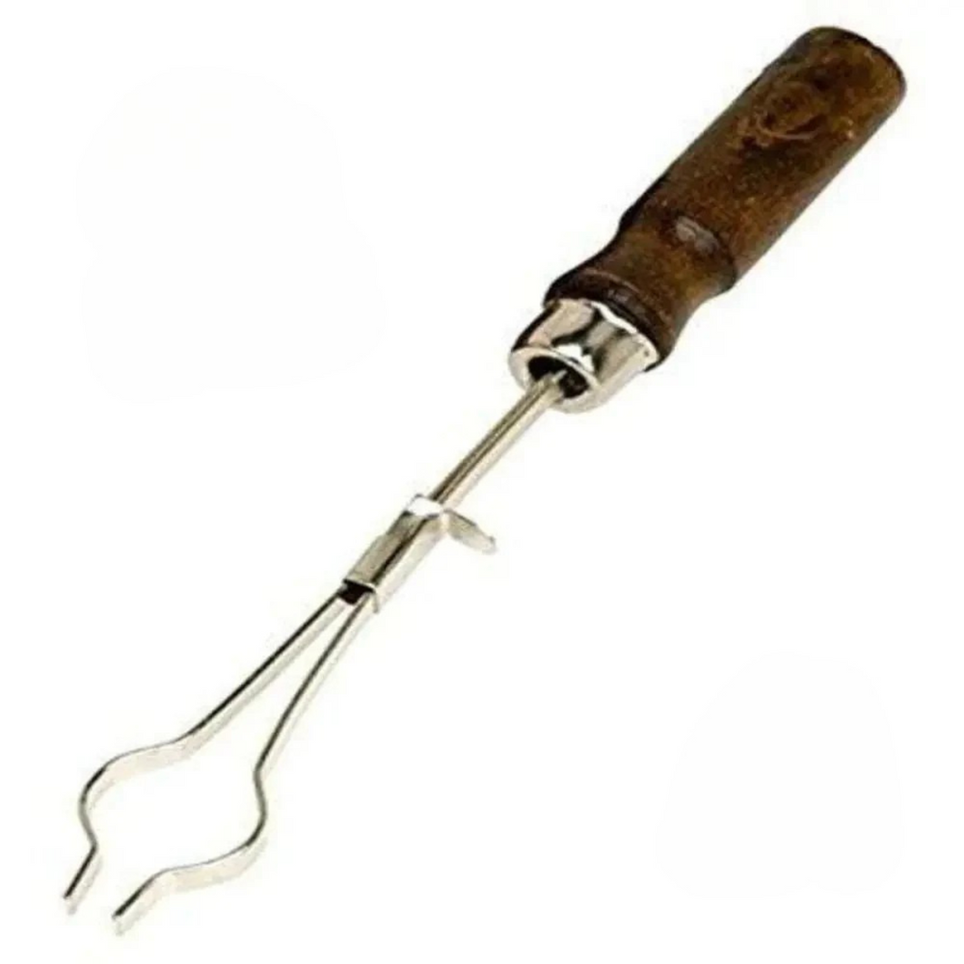 Test Tube Holder with wooden handle for holding test tubes For School College Chemisrty Lab Laboratory Professional Use Pack of 1