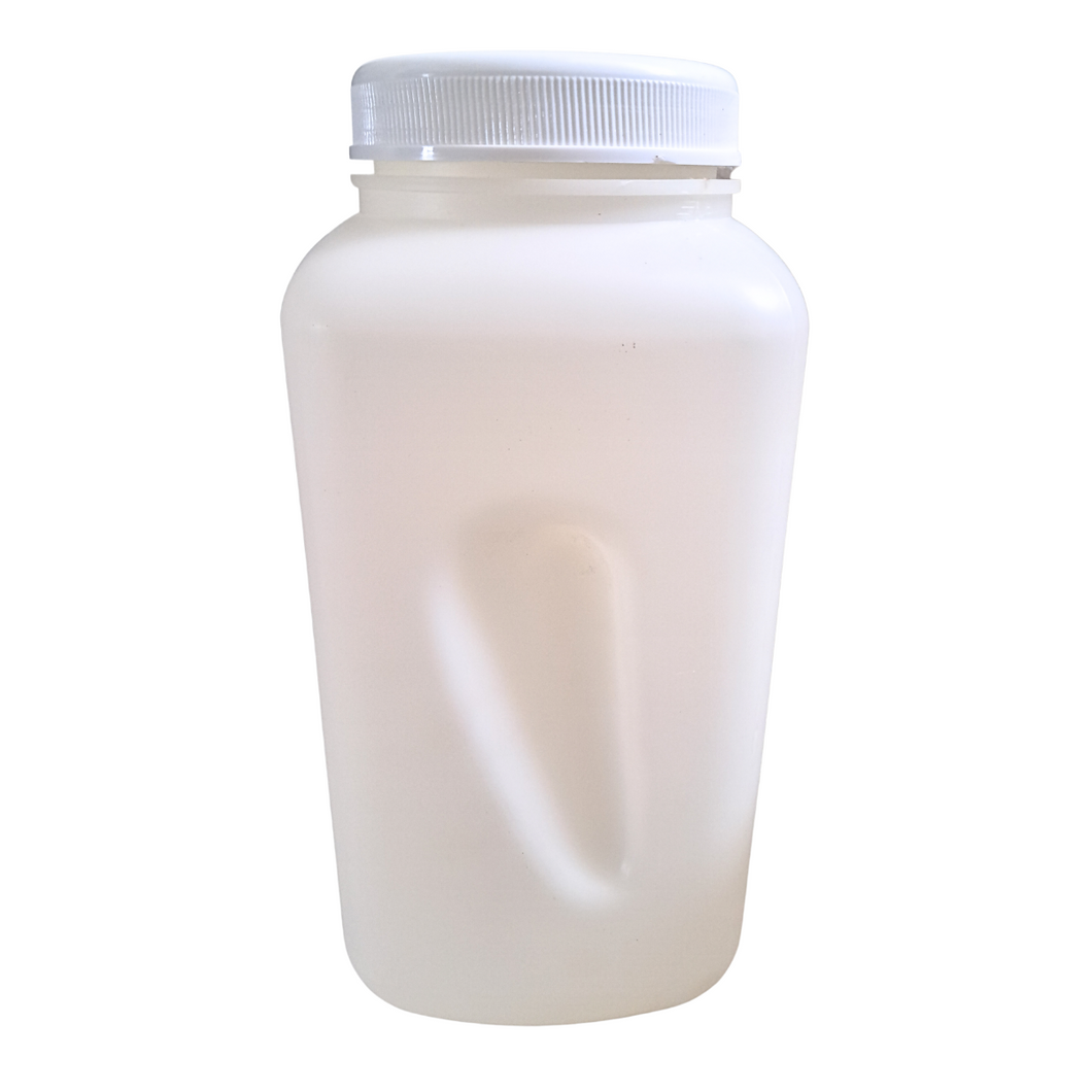 Wide Mouth Square Shapped Bottle 4000 ml, PP (4 Ltr, Pack of 1)