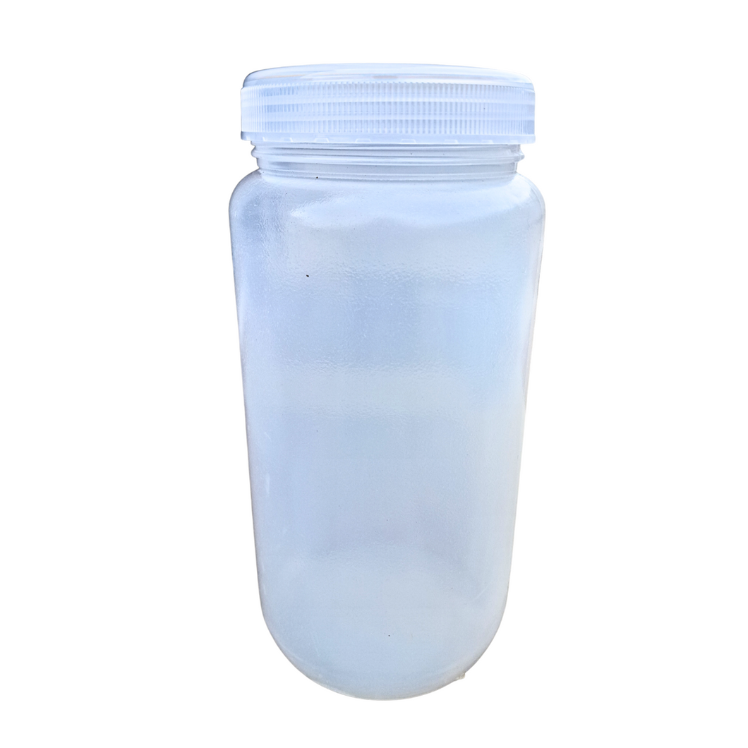 Wide Mouth Round Reagent Bottle 2000 ml, Polypropylene mold | Wide-Mouth Plastic Bottle, PP, 2 ltr Pack of 1