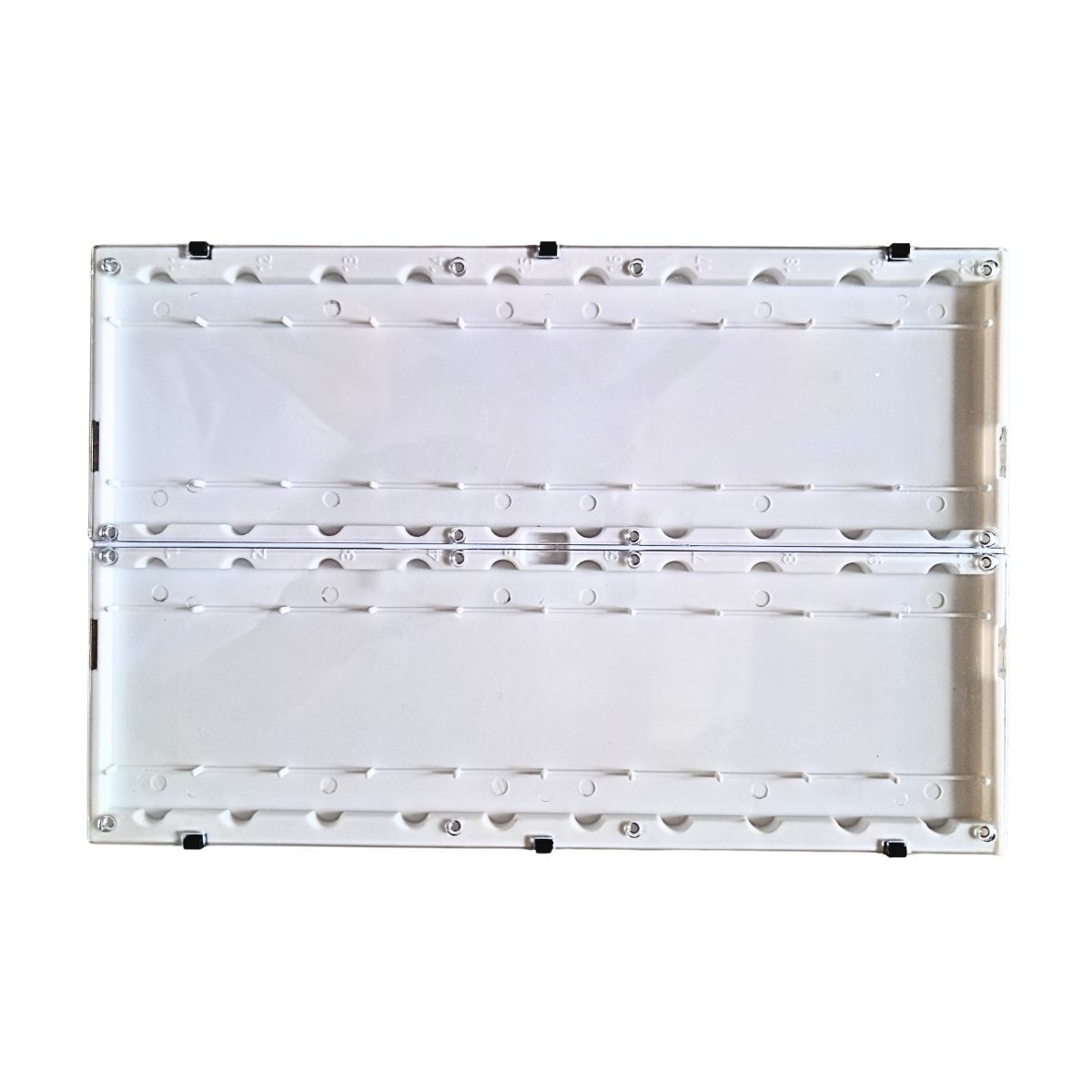 Microscope Slide File for 20 slides with Clear Hinged Lids | Slide Fil ...