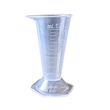 Load image into Gallery viewer, Conical Measure 12 ml Kitchen Laboratory Plastic Measurement Beaker Measuring Cup Conical Measure (Pack of 1)

