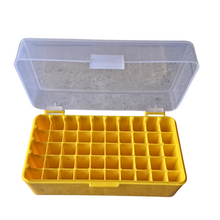 Load image into Gallery viewer, Cryo box (PP) 50 places for 1 ml and 1.8 ml cryo vials, Cryo Box Vial Rack, Freezer Storage Fit for 2 ml Cryo storage Freezing Box (Pack of 1)
