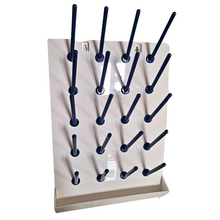 Load image into Gallery viewer, Draining Rack - 20 Pegs Polypropylene Plastic Molded for Lab Pack of 1
