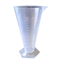 Load image into Gallery viewer, Conical Measure 200 ml Kitchen Laboratory Plastic Measurement Beaker Measuring Cup Conical Measure (Pack of 1)
