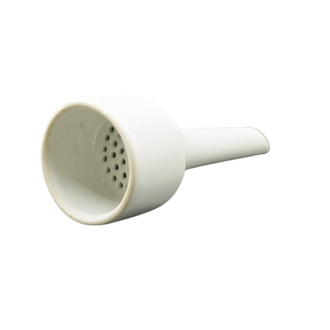 Buchner Funnel 35mm, Porcelain Filter Funnel Thick Stem for Laboratory Pack of 1