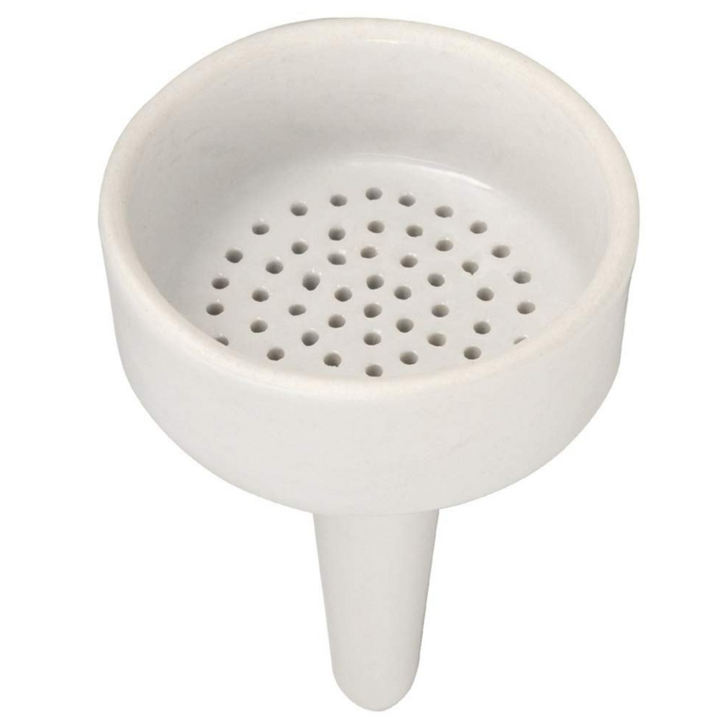 Buchner Funnel 60mm, Porcelain Filter Funnel Thick Stem for Laboratory Pack of 1