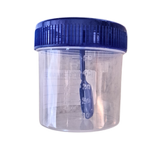 Load image into Gallery viewer, Stool Container Specimen Cups with Spoon Lid ETO Sterile Individual Packing for Laboratory Use, 50 ml - Leak-Proof Design PACK OF 1
