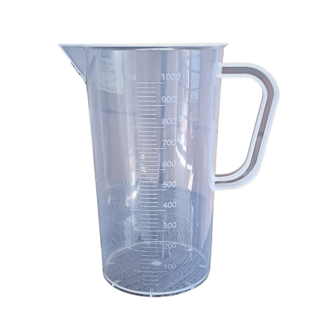 Measuring jug 1000 ml or 1 ltr Long form Polypropylene Plastic for Measuring Liquids Pack of 1