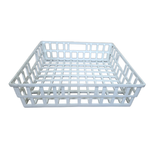 Load image into Gallery viewer, Draining Basket 400 mm x 400 mm x 100 mm Pack of 1 | pp Plastic Lab Drying Basket | Chemical Resistant | Glassware Drying Rack | lab Washing &amp; Storage
