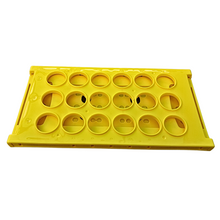 Load image into Gallery viewer, Centrifuge Tube Rack Foldable Space Saving for 50 ml, 18 holes Polypropylene mold Laboratory Plastic Tube Rack Holder (Pack of 1)
