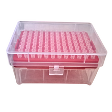 Load image into Gallery viewer, Micro Tip Box 2-10 ul with 96 pcs of 10 µl - AUTOCLAVABLE Universal Fit Micro pipette Tips (Pack of 1)
