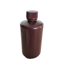 Load image into Gallery viewer, HDPE mold Plastic Reagent Bottle (Narrow Mouth) Amber color 250 ml (Pack of 1)
