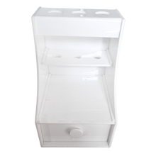 Load image into Gallery viewer, Micropipette stand for 3 pipettes with drawer to store tips White Colour Use For Chemical, pathology, reasearch Laboratory, Capacity: 6 Pipette Pack of 1
