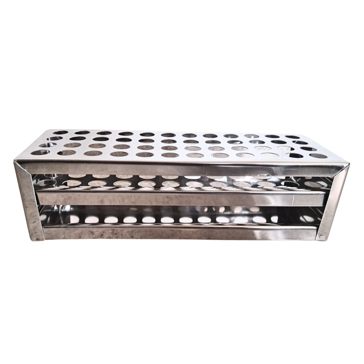 Uxcell Stainless Steel Test Tube Holder Rack 6 Hole 3 Layer - View #2