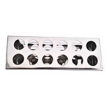 Load image into Gallery viewer, Test Tube Stand Stainless Steel 304 grade, Size 16 mm × 12 Holes Test Tube rack for Laboratory Pack of 1
