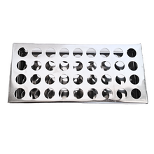 Load image into Gallery viewer, Test Tube Stand Stainless Steel 304 grade, Size 16 mm × 36 Holes Test Tube rack for Laboratory Pack of 1
