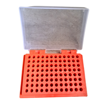 Load image into Gallery viewer, PCR Tube Rack with Hinges | Rack for 96 PCR Tubes of 0.2 ml Pack of 1 any color
