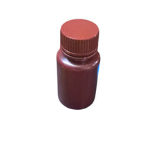 Load image into Gallery viewer, Reagent Bottle (Narrow Mouth) HDPE Plastic mold Plastic Amber color 60 ml (Pack of 1)
