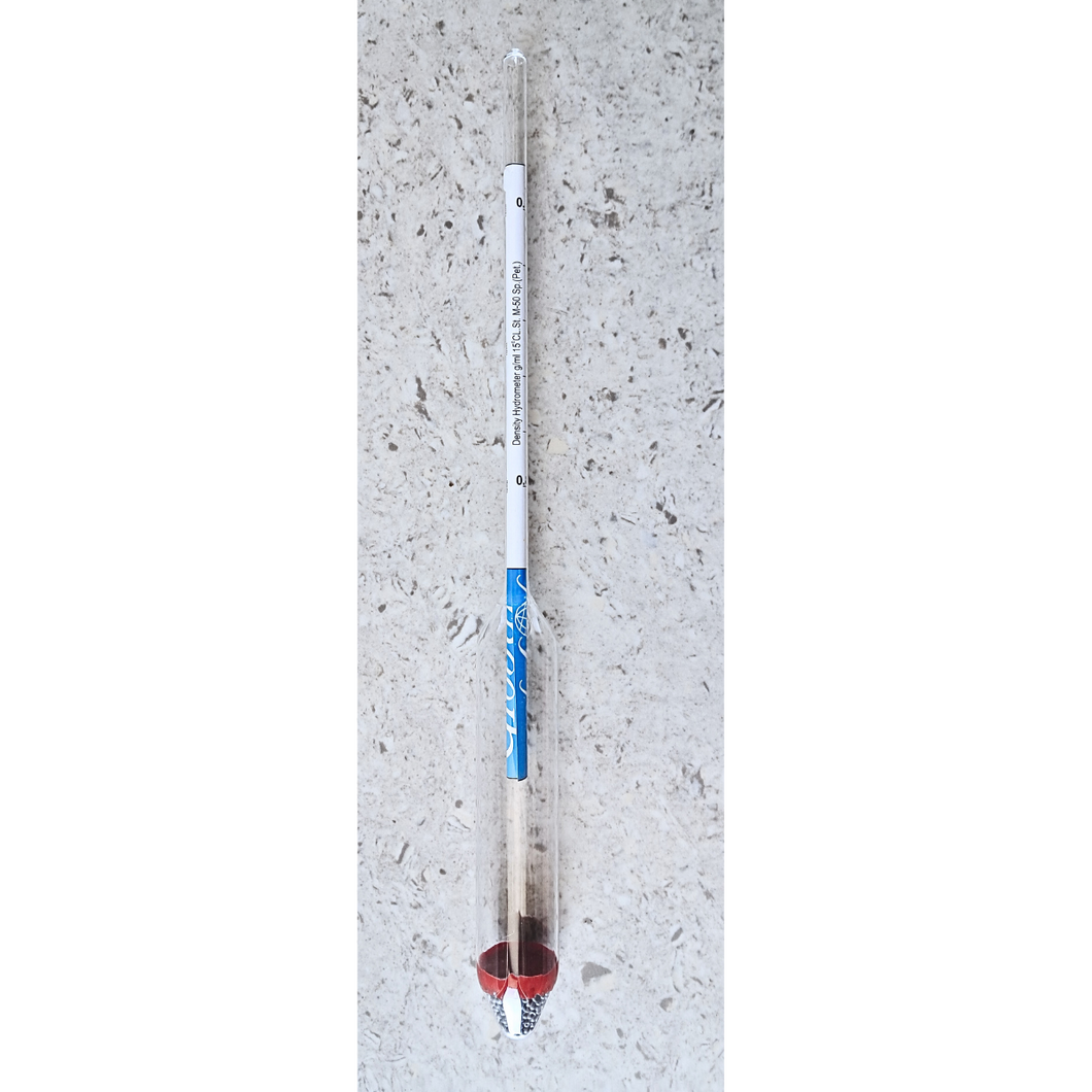 Density Hydrometer Range 0.700 to 0.750 Hydrometer for Petrol in Winter for Lab and Industrial Work Pack of 1