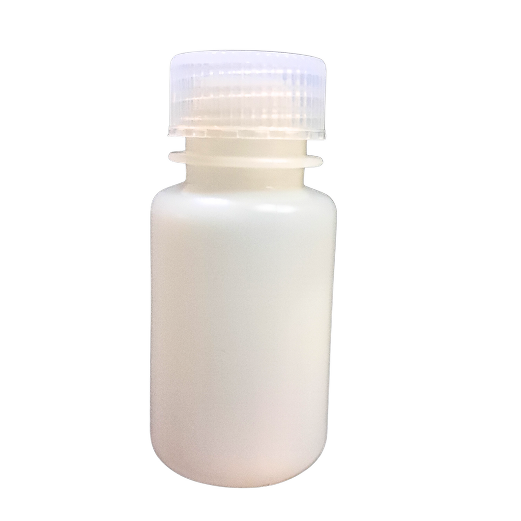 Reagent Bottle (Wide Mouth) HDPE (High Density Polyethylene) 60 ml Plastic For filling Liquid Pack of 1