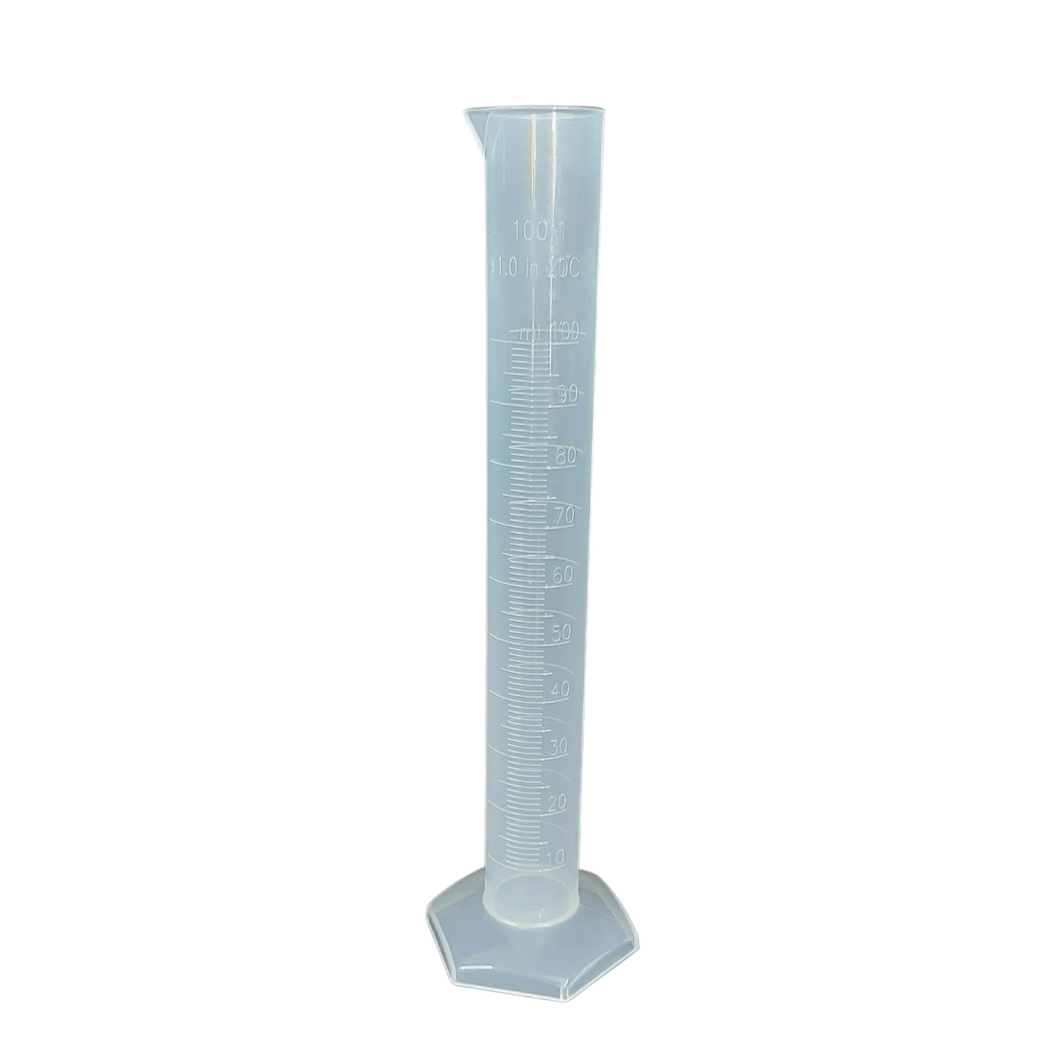 Measuring Cylinder Hexagonal Capacity 100 ml graduated Pack of 1