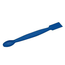 Load image into Gallery viewer, Plastic Spatula 150 mm for Lab One Side Spoon and One Side Flat, Pack of 1
