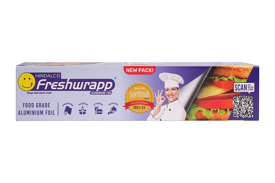 Freshwrapp Aluminium Foil 72 Meters, 11microns | Food Packing , Wrapping, Storing and Serving
