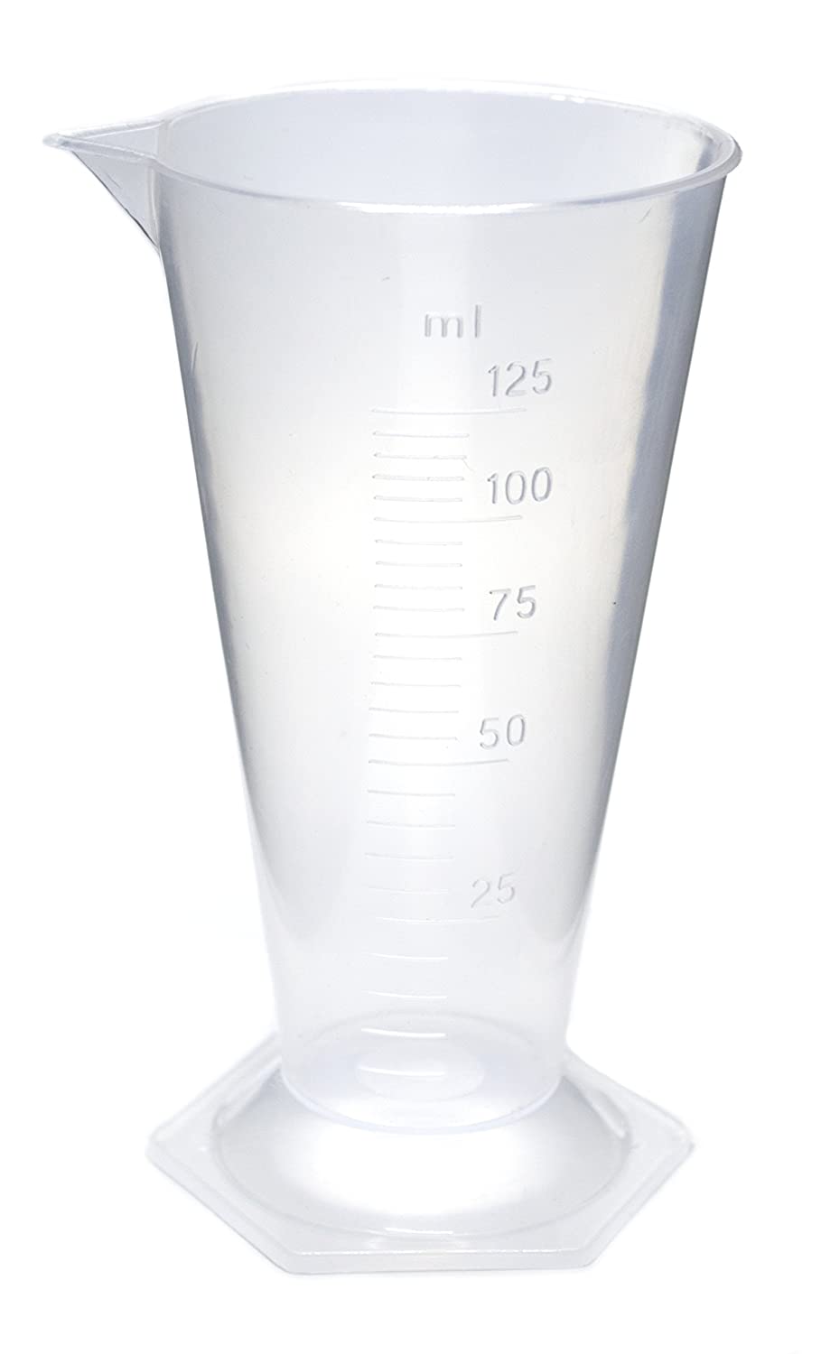 Conical Measure or Measuring Beaker 125ml Kitchen Laboratory