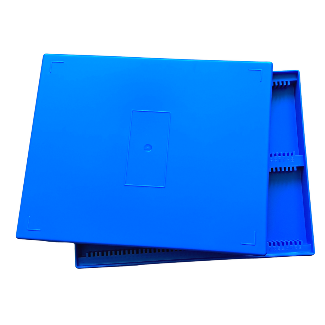 Microscope Slide Box For 100 Slides - Blue color (Pack of 1)
