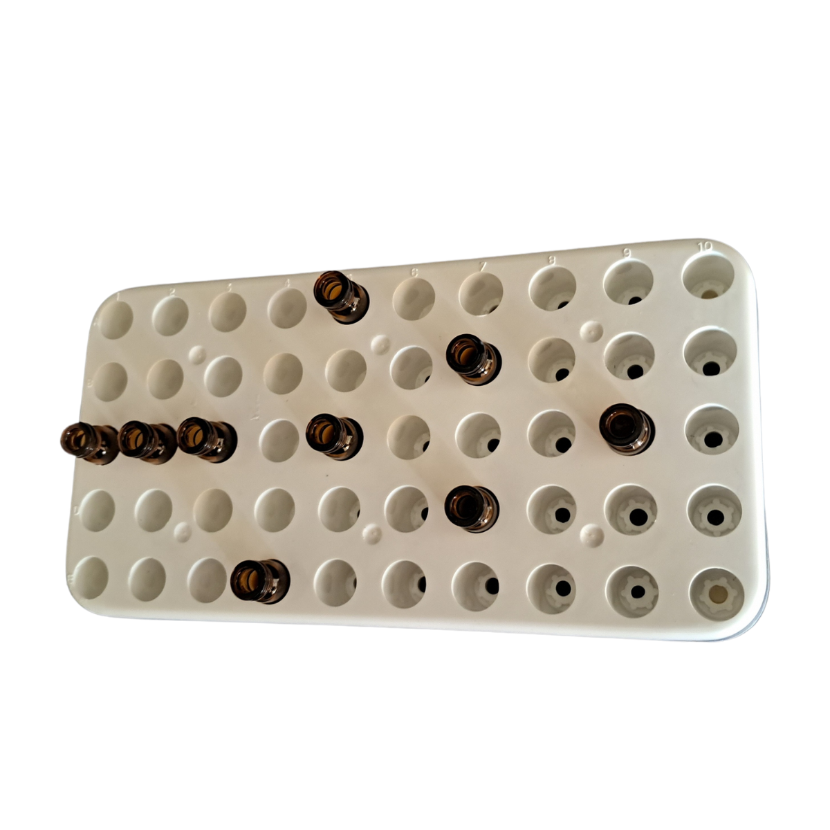 Cryo rack 1.8 ml, 2ml Vial Rack, Lab HPLC Vial Holder, 12mm Vial Tray ...
