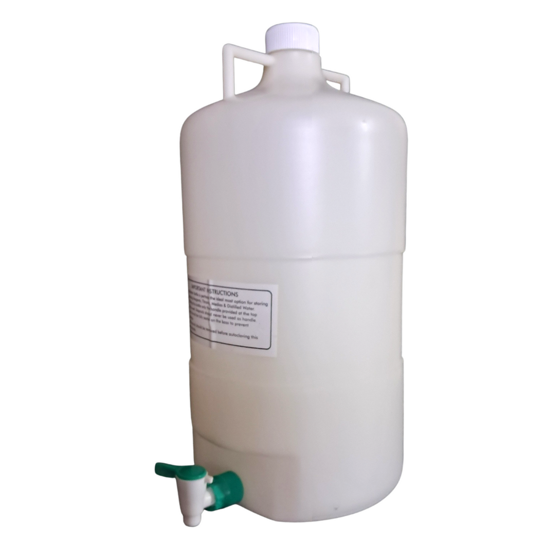 Aspirator Bottle 20 Lts with stop cork Pack of 1