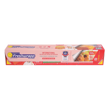 Load image into Gallery viewer, Hindalco Freshwrapp International Aluminium Foil 24 Meters, 18 microns |Food Packing, Wrapping , Storing , Serving and Cooking (Baking , Grilling , Roasting, Freezing)
