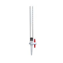 Load image into Gallery viewer, Burette Acrylic Graduated with PTFE Stopcock, 25 ml, 0.10 ml Graduation (Pack of 1)
