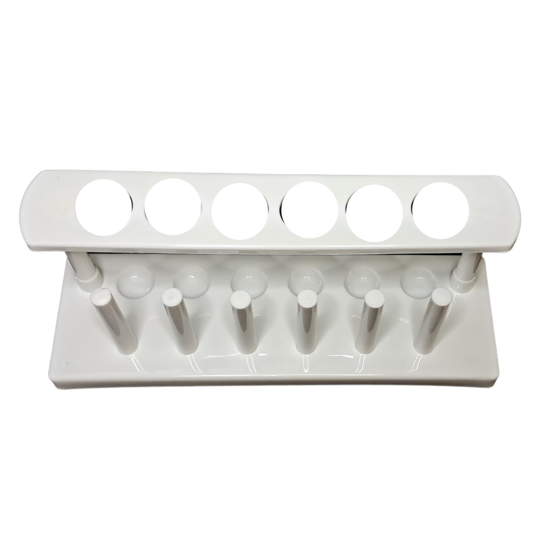 Test Tube Holder Cum Plastic Stand for industrial, Pathology and scientific laboratories 25 mm Diameter Tubes Pack of 1
