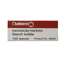 Load image into Gallery viewer, Fisher Scientific Indikrom papers STARCH IODIDE (100 LEAVES, Pack of 1)
