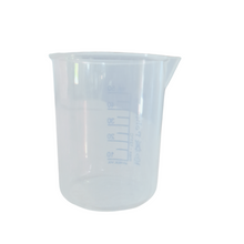 Load image into Gallery viewer, Beaker (Printed Graduation) Measuring Cup, Plastic Science Beaker Transperant 50 ml for Measuring Liquid in Home | Laboratory | School (Pack of 1)
