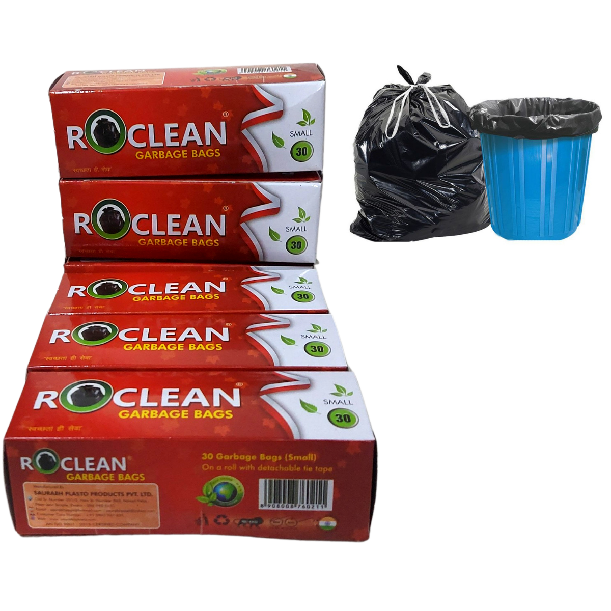 Degradable Bags 34l Garbage Bags Garbage Bags ROCLEAN
