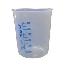 Load image into Gallery viewer, Beaker (Printed Graduation) Measuring Cup, Plastic Science Beaker Transperant 500 ml for Measuring Liquid in Home | Laboratory | School (Pack of 1)
