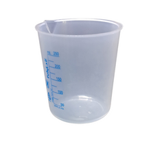 Load image into Gallery viewer, Beaker (Printed Graduation) Measuring Cup, Plastic Science Beaker Transperant 250 ml for Measuring Liquid in Home | Laboratory | School (Pack of 1)
