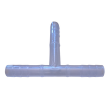 Load image into Gallery viewer, T Tubing Connector Molded in Polypropylene for connecting two source tubing with one delivery source of tubing T Tubing Connector (6 mm, Pack of 1)
