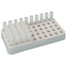 Load image into Gallery viewer, Polycarbonate CRYO RACK for 1 ml, 1.8 ml and 4.5 ml cryo vials, 50 Places
