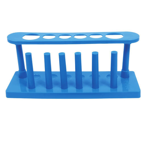 Plastic Test Tube Holder Cum Stand for industrial, Pathology and scientific laboratories 16 mm & 25 mm Tubes Pack of 2