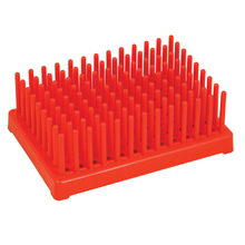 Load image into Gallery viewer, Test Tube Peg Rack 50 Places Polypropylene Plastic  for 16mm Test Tubes Pack of 1
